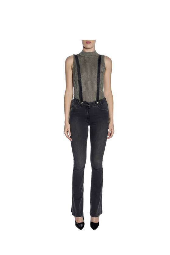 PATRIZIA PEPE 8J0724 A1HIA JEANS CON SPALLINE STACCABILI