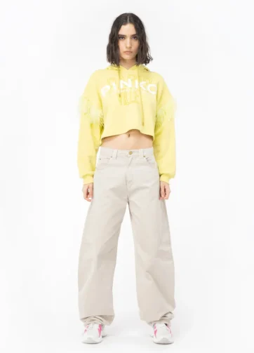 PINKO MAGLIA PINKO CITIES CON PIUME "AVIGLIANA"