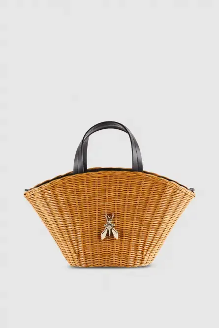 PATRIZIA PEPE Minimal City Bag in midollino grande