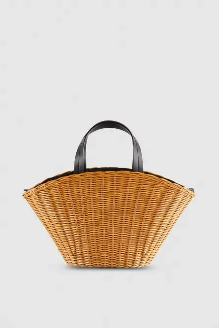 PATRIZIA PEPE Minimal City Bag in midollino grande - immagine 3