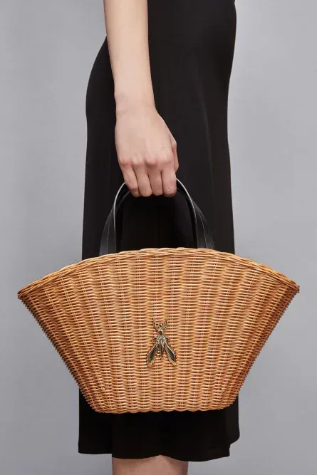 PATRIZIA PEPE Minimal City Bag in midollino grande - immagine 6