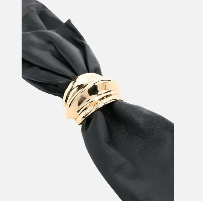 ELISABETTA FRANCHI CT26S51E2 Cintura fiocco in pelle - immagine 2