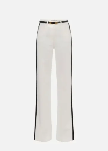 ELISABETTA FRANCHI PJ13I56E2 Jeans con bande in raso