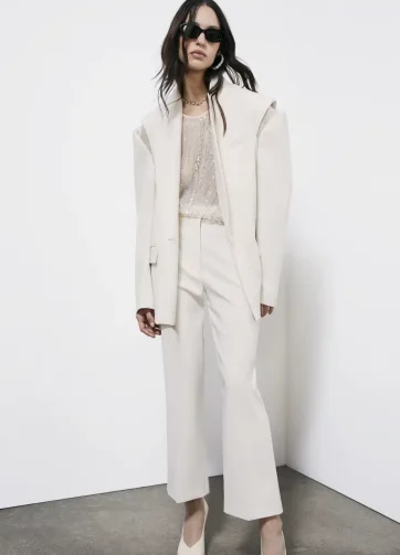 PATRIZIA PEPE Pantaloni morbidi in crêpe