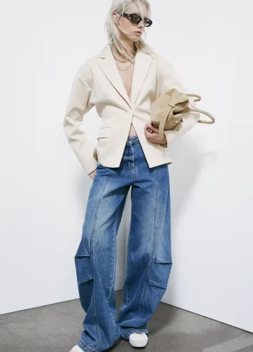 PATRIZIA PEPE Jeans ampi sagomati