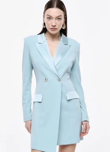 IMPERIAL Abito corto doppiopetto con revers e tasche